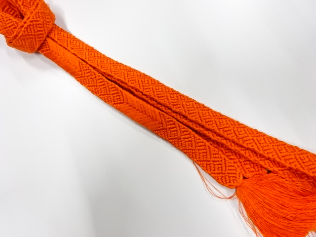 正絹　手組帯締め